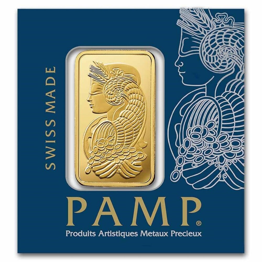 1 gram Gold Bar - PAMP Suisse